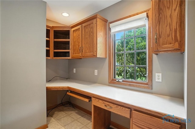 8076 Trent Lock Dr, Waterville, OH 43566 - unfurnished office with built in desk and recessed lighting