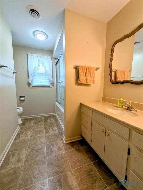 209 Hawthorn Dr, Archbold, OH 43502 - full bathroom featuring vanity and shower / bath combination with glass door