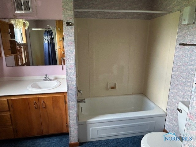18375 County Road R, Alvordton, OH 43501 - full bath with vanity and shower / bathtub combination
