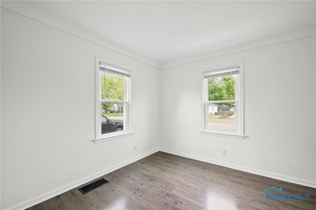 1247 Hugo St, Maumee, OH 43537 - unfurnished room featuring plenty of natural light and dark wood-type flooring