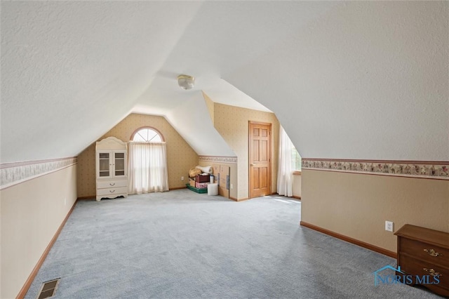 706 Grandview Ct, Elmore, OH 43416 - additional living space with vaulted ceiling and carpet