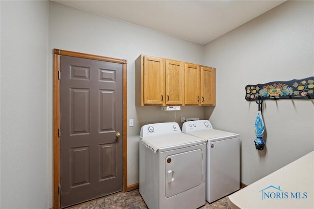 706 Grandview Ct, Elmore, OH 43416 - washroom with washing machine and dryer and cabinet space