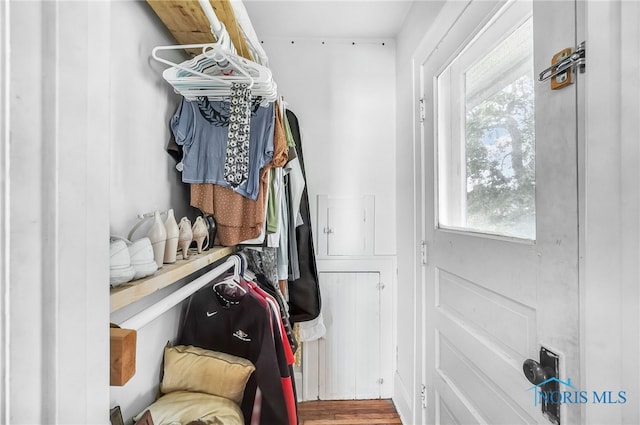 3162 Glanzman Rd, Toledo, OH 43614 - walk in closet with wood finished floors