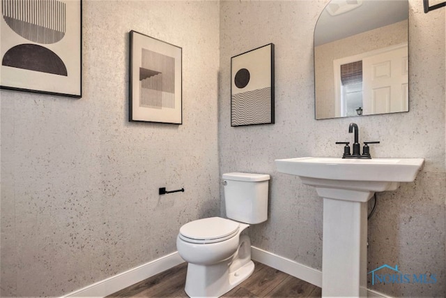 1492 Lee Ann Ave, Defiance, OH 43512 - bathroom featuring toilet and wood finished floors