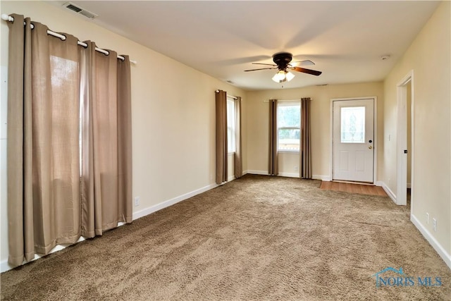 4134 Angola Rd, Toledo, OH 43615 - empty room with carpet flooring and ceiling fan