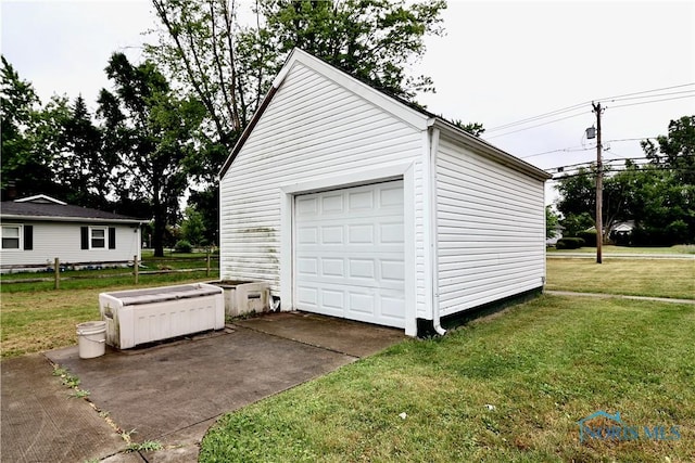 4134 Angola Rd, Toledo, OH 43615 - detached garage with concrete driveway