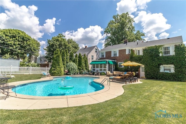 2403 Hempstead Rd, Ottawa Hills, OH 43606 - view of pool featuring a patio area