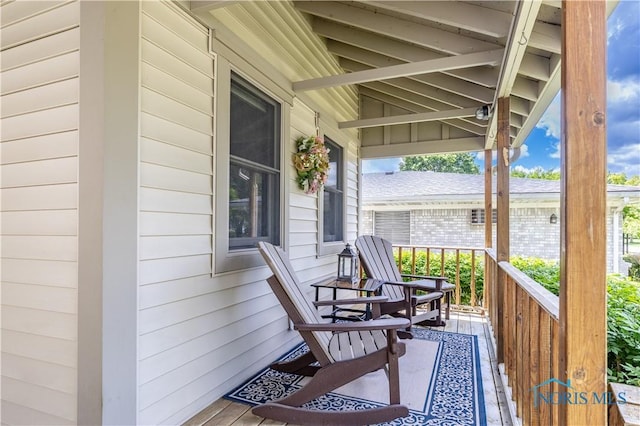 312 W Dudley St, Maumee, OH 43537 - view of wooden porch