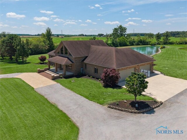 586 N State Route 587, Fostoria, OH 44830 - aerial view of property and surrounding area