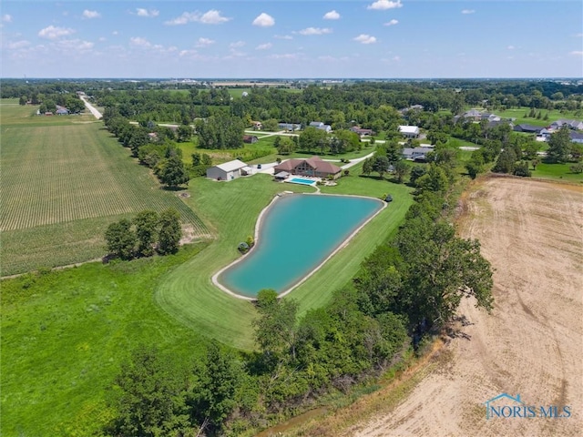 586 N State Route 587, Fostoria, OH 44830 - drone / aerial view of a large body of water