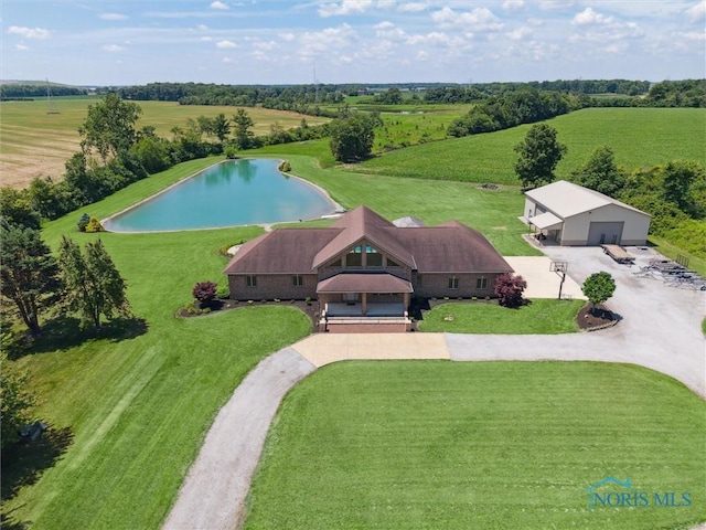 586 N State Route 587, Fostoria, OH 44830 - view of rural area with a nearby body of water