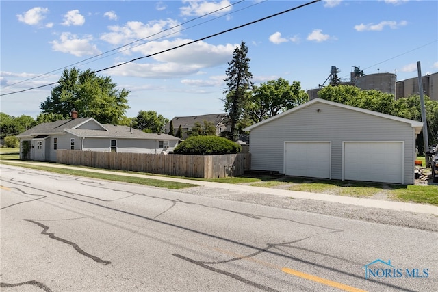 18735 Wall St, Tontogany, OH 43565 - view of detached garage