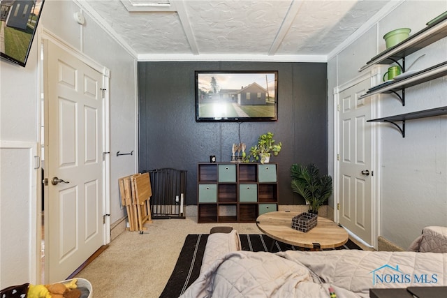 18735 Wall St, Tontogany, OH 43565 - bedroom featuring carpet and a textured ceiling