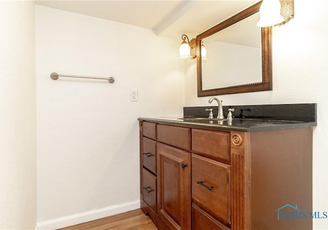 6842 Shieldwood Rd, Toledo, OH 43617 - bathroom with wood finished floors and vanity