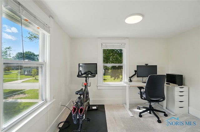 233 E 5th St, Perrysburg, OH 43551 - carpeted office with healthy amount of natural light