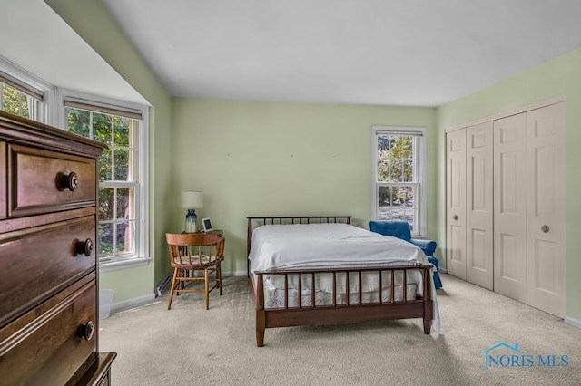 5941 Indian Trl, Sylvania, OH 43560 - bedroom with light colored carpet and multiple windows
