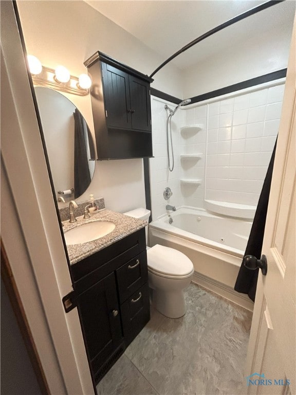 813 Maple Ln, Waterville, OH 43566 - bathroom with  shower combination and vanity