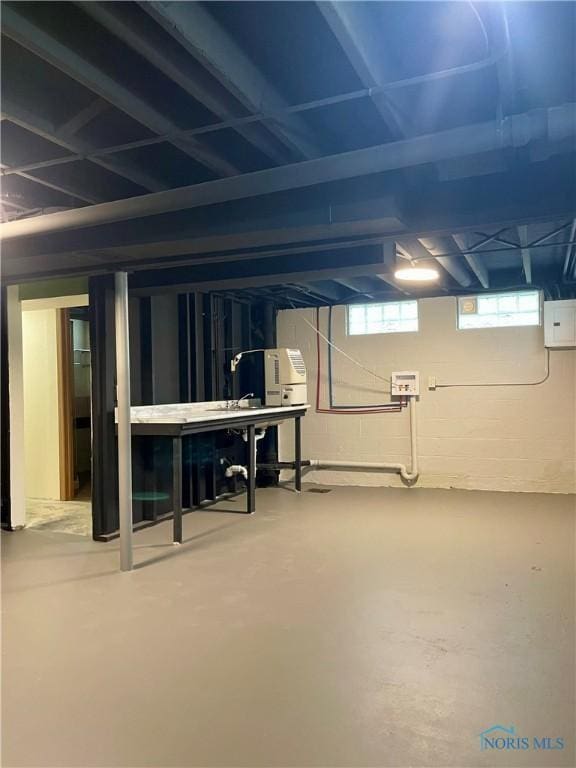 4846 Amesbury Rd, Toledo, OH 43612 - basement with electric panel