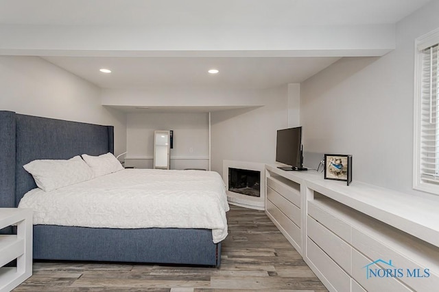 5157 Brinthaven Dr, Sylvania, OH 43560 - bedroom with dark wood-style floors and recessed lighting
