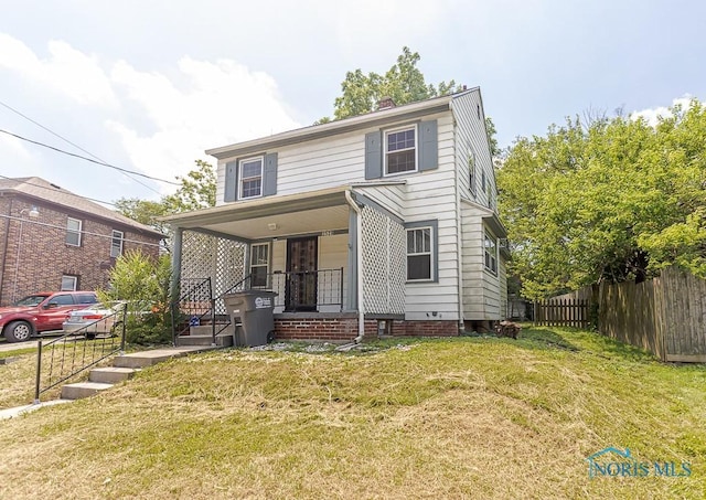 2529 Greenbriar Rd, Toledo, OH 43607 - view of front of house with covered porch