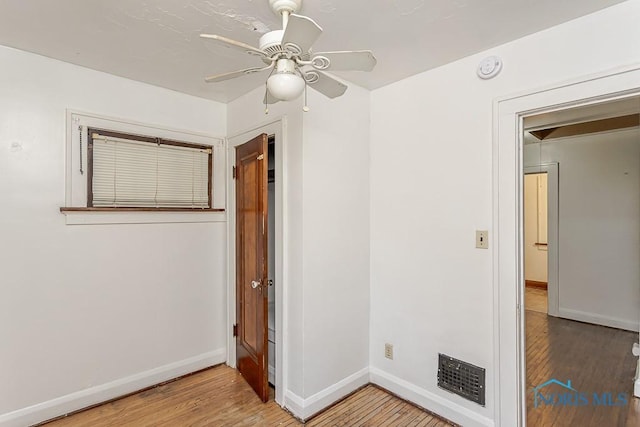 2529 Greenbriar Rd, Toledo, OH 43607 - spare room featuring ceiling fan and wood finished floors