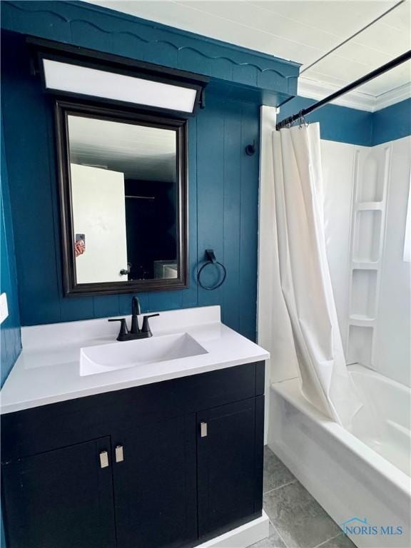 26110 Elizabeth St, Defiance, OH 43512 - bathroom with vanity and shower / tub combo