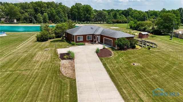 13362 Road 27C, Antwerp, OH 45813 - view from above of property featuring a pool