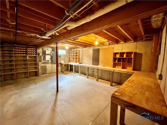 13362 Road 27C, Antwerp, OH 45813 - unfinished basement featuring electric panel