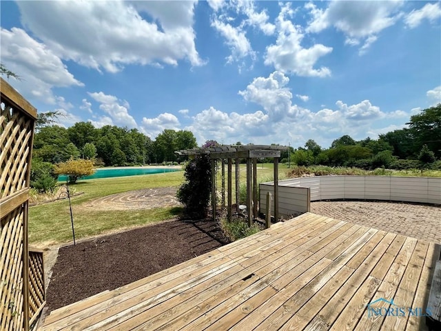 13362 Road 27C, Antwerp, OH 45813 - deck with a yard and a pergola