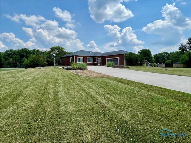 13362 Road 27C, Antwerp, OH 45813 - ranch-style house featuring an attached garage, driveway, and a front lawn