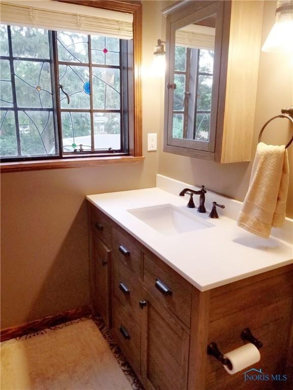3704 Brookside Rd, Ottawa Hills, OH 43606 - bathroom with vanity and healthy amount of natural light