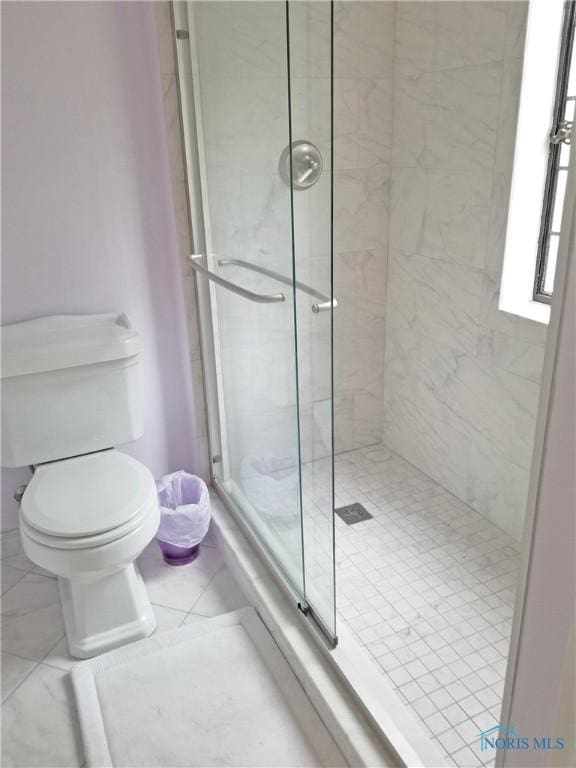 3704 Brookside Rd, Ottawa Hills, OH 43606 - full bath with a shower stall and tile patterned flooring
