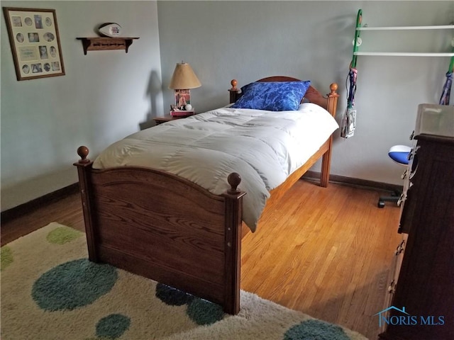 3704 Brookside Rd, Ottawa Hills, OH 43606 - bedroom with baseboards and wood finished floors