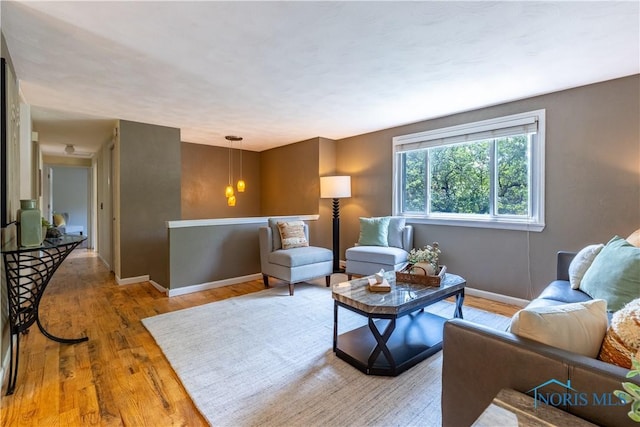 6768 Denbridge Dr, Sylvania, OH 43560 - living area with wood finished floors and baseboards