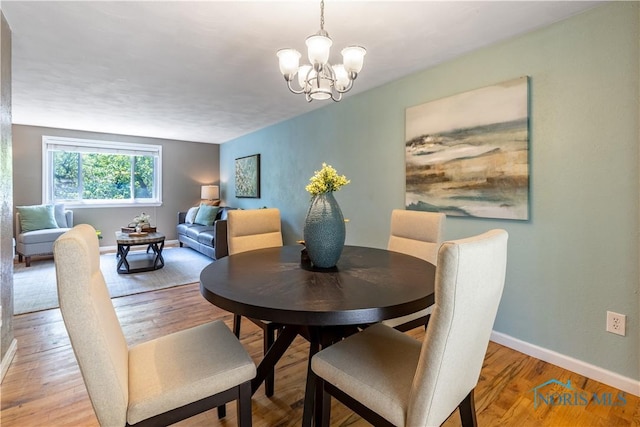 6768 Denbridge Dr, Sylvania, OH 43560 - dining space with a chandelier and light wood finished floors