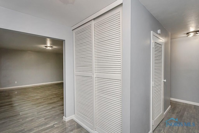 2617 Schroeder St, Toledo, OH 43613 - corridor featuring wood finished floors and baseboards