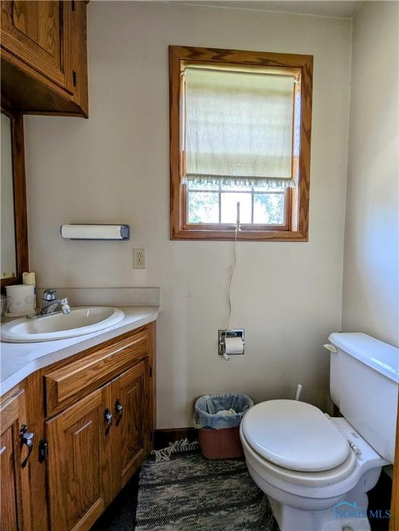 309 Buckeye St, Archbold, OH 43502 - half bathroom with vanity and toilet