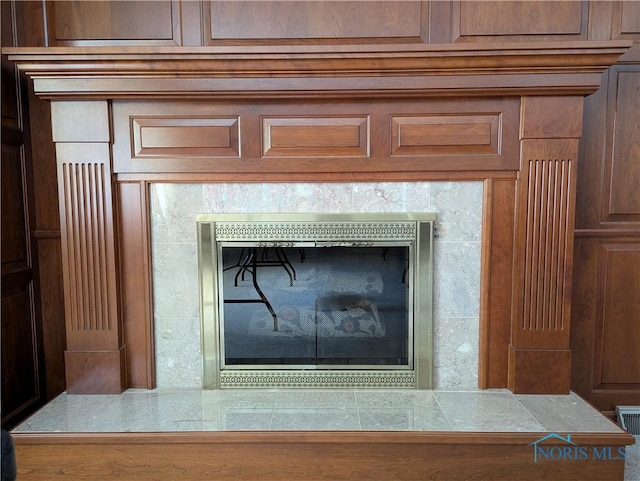 309 Buckeye St, Archbold, OH 43502 - detailed view of a tiled fireplace