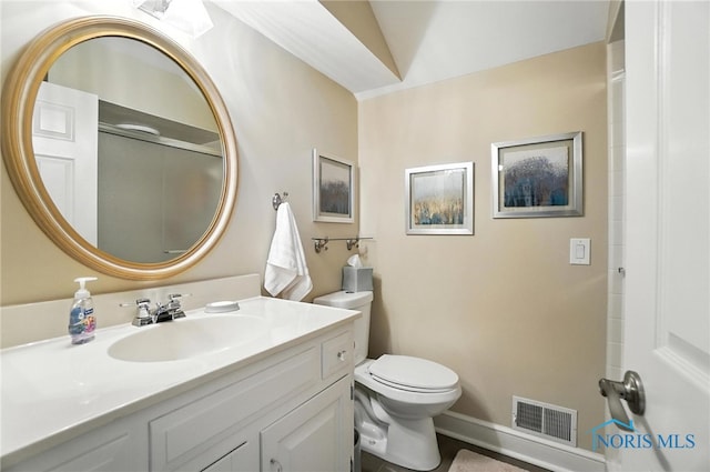 5576 N Citation Rd, Ottawa Hills, OH 43615 - bathroom with vanity and a shower with door