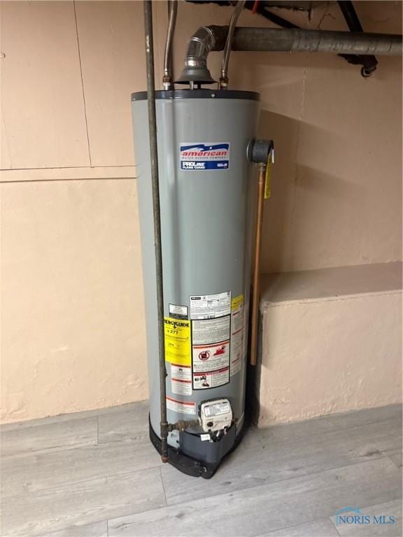 125 E Yates Ave, Findlay, OH 45840 - utility room featuring gas water heater