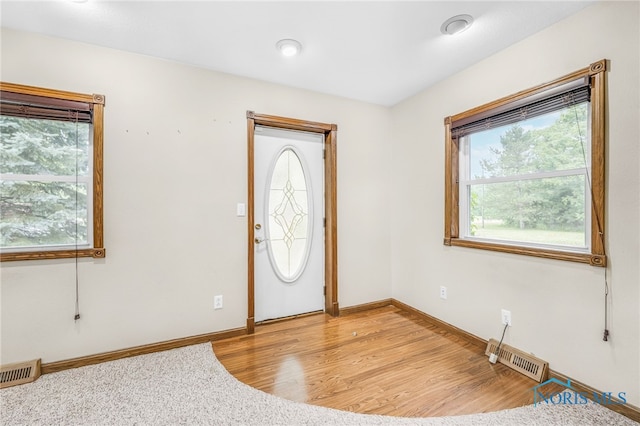 21010 Lemoyne Rd, Luckey, OH 43443 - entryway with light wood-style floors and baseboards