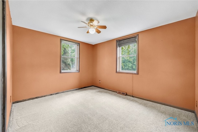21010 Lemoyne Rd, Luckey, OH 43443 - carpeted spare room featuring plenty of natural light and ceiling fan