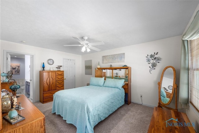 14 White Tail Way Unit A, Norwalk, OH 44857 - carpeted bedroom featuring ceiling fan and baseboards