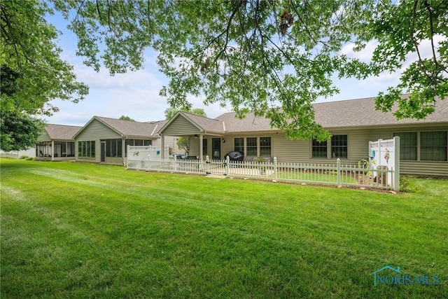14 White Tail Way Unit A, Norwalk, OH 44857 - back of property with a sunroom