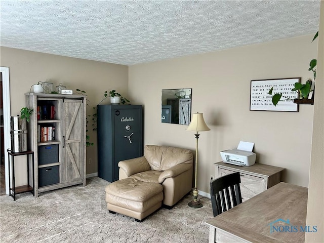 210 Duck Pond Rd, Upper Sandusky, OH 43351 - office space with a textured ceiling and carpet floors