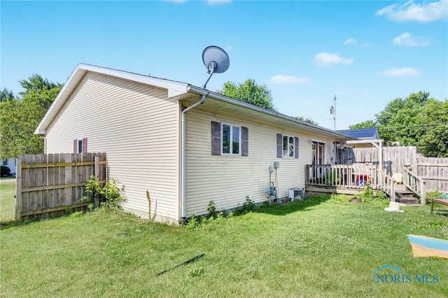 304 Fulton St, Fayette, OH 43521 - rear view of house featuring a deck