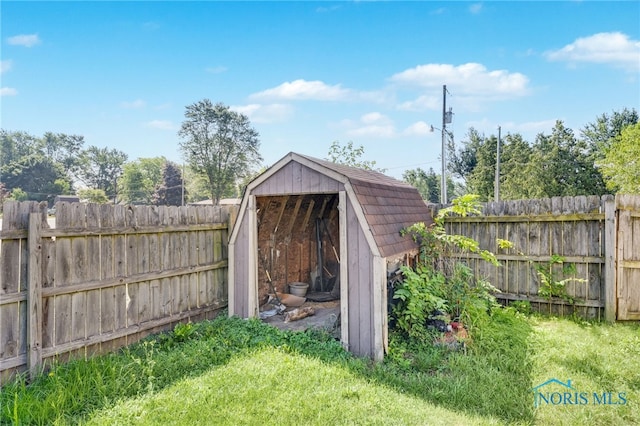 304 Fulton St, Fayette, OH 43521 - view of shed featuring a fenced backyard