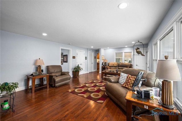 3605 W Laskey Rd, Toledo, OH 43623 - living room with wood finished floors and recessed lighting
