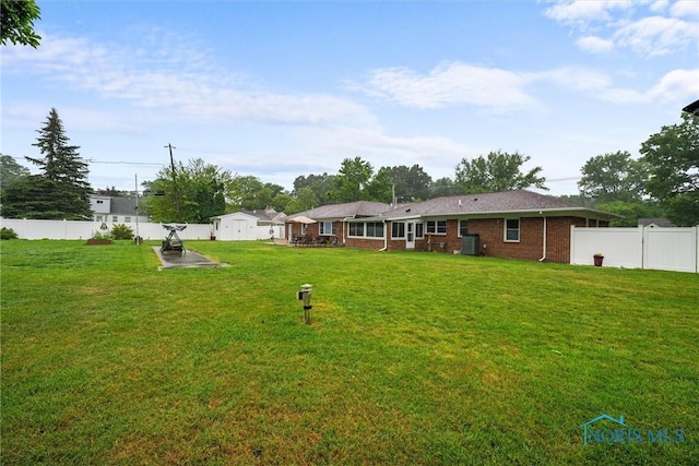 3605 W Laskey Rd, Toledo, OH 43623 - fenced backyard featuring a storage shed