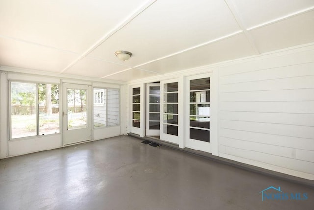 4906 Pine Ridge Rd, Toledo, OH 43615 - unfurnished sunroom with french doors